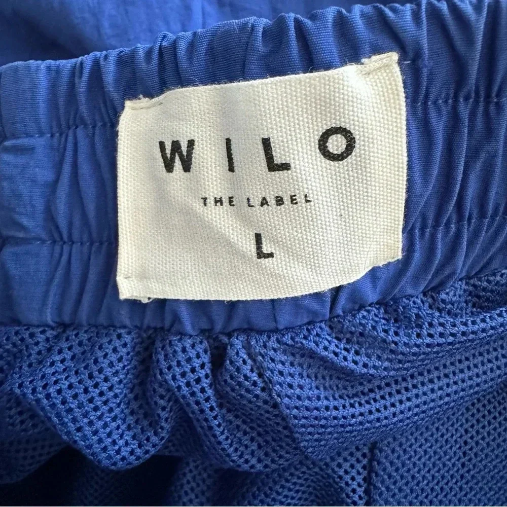 Wilo The Label Parachute Joggers in Electric Blue - Picture 5 of 7